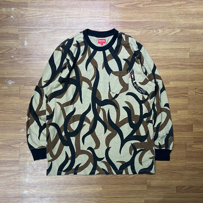 Supreme Tribal Pocket L/S Tan (Display Item)