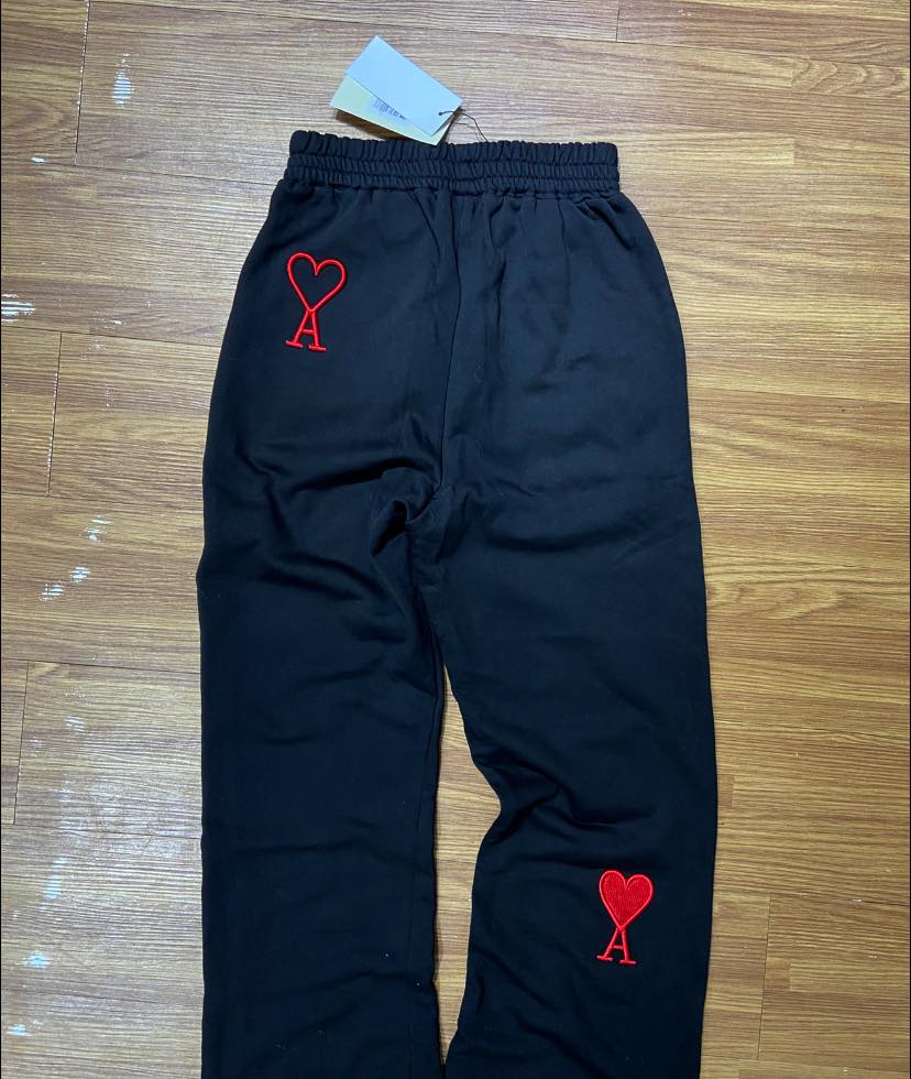 AMI Paris Sweat Pant (Made in Portugal) Black