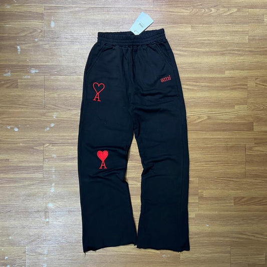 AMI Paris Sweat Pant (Made in Portugal) Black