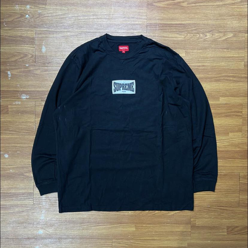 Supreme Woven Label L/S Black (Display Item)