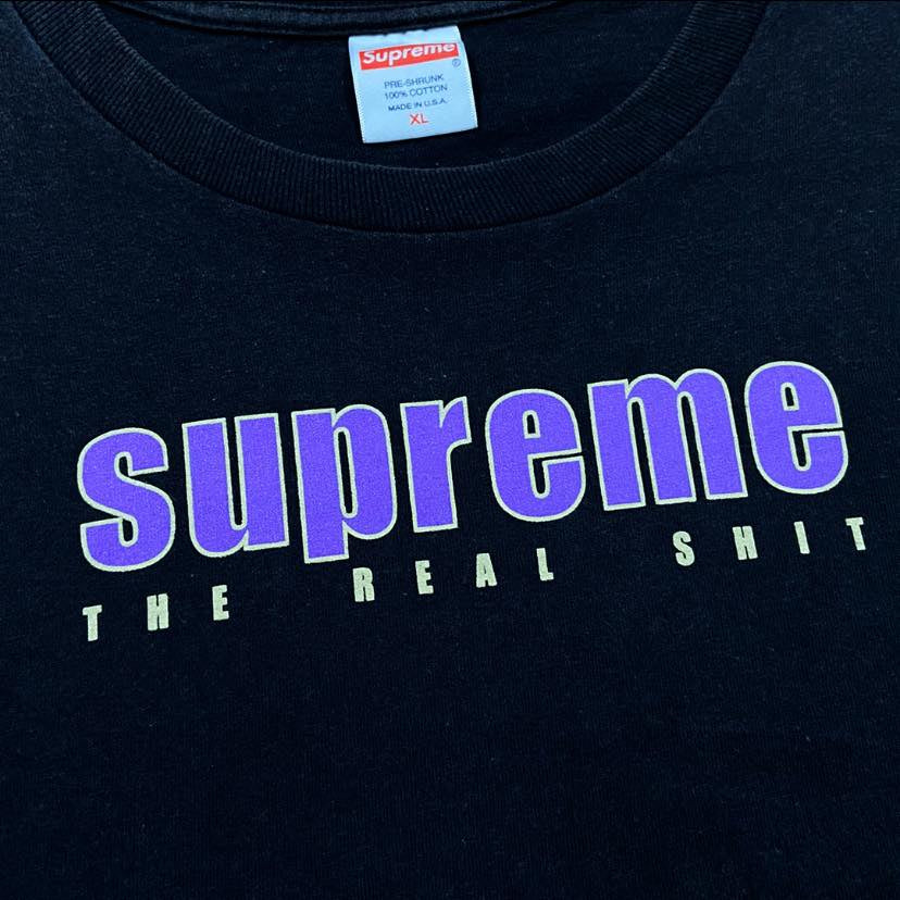 Supreme The Real Shit L/S Tee Black (Used)