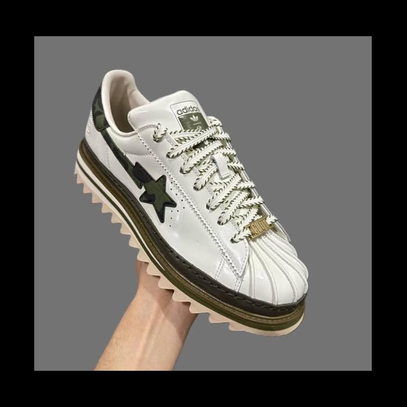 Preorder 預訂 CLOT x BAPE × ADIDAS SUPERSTAR White KJ1473