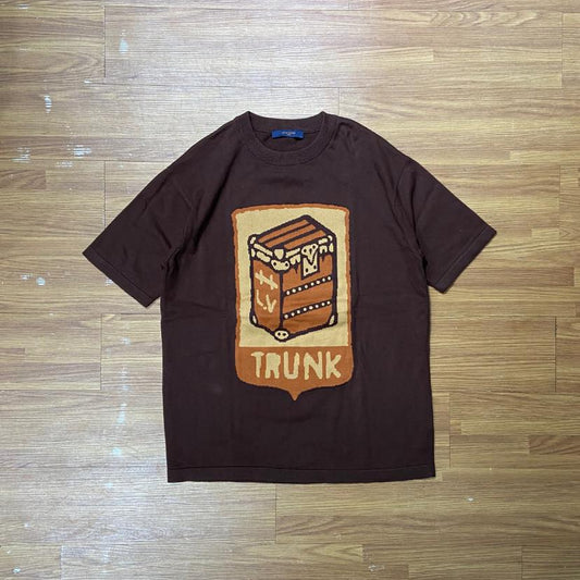 Louis Vuitton (LV) Trunk Lover Knit Top (Made in Italy) Brown (Display Item)