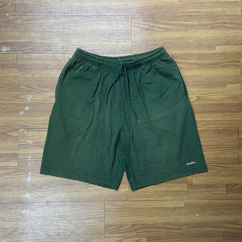 Nautica JP “Too Heavy” Sweat Shorts Green (Used)