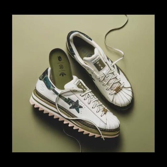 Preorder 預訂 CLOT x BAPE × ADIDAS SUPERSTAR White KJ1473