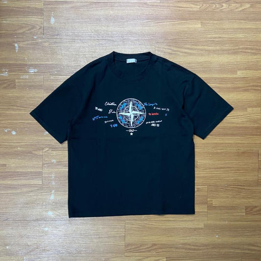 Christian Dior NATO Logo🇫🇲 Tee (Made in Portugal) Black (Display Item)