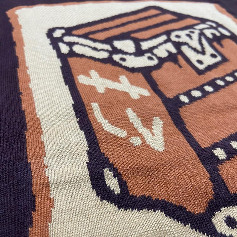 Louis Vuitton (LV) Trunk Lover Knit Top (Made in Italy) Brown (Display Item)