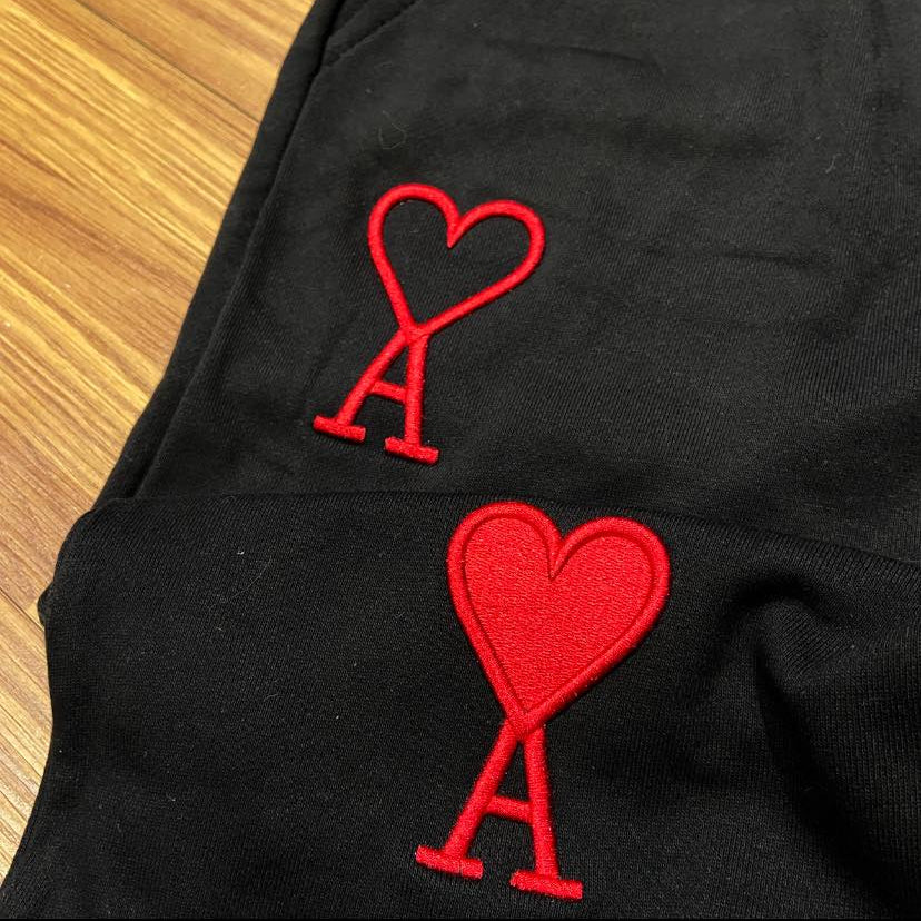 AMI Paris Sweat Pant (Made in Portugal) Black