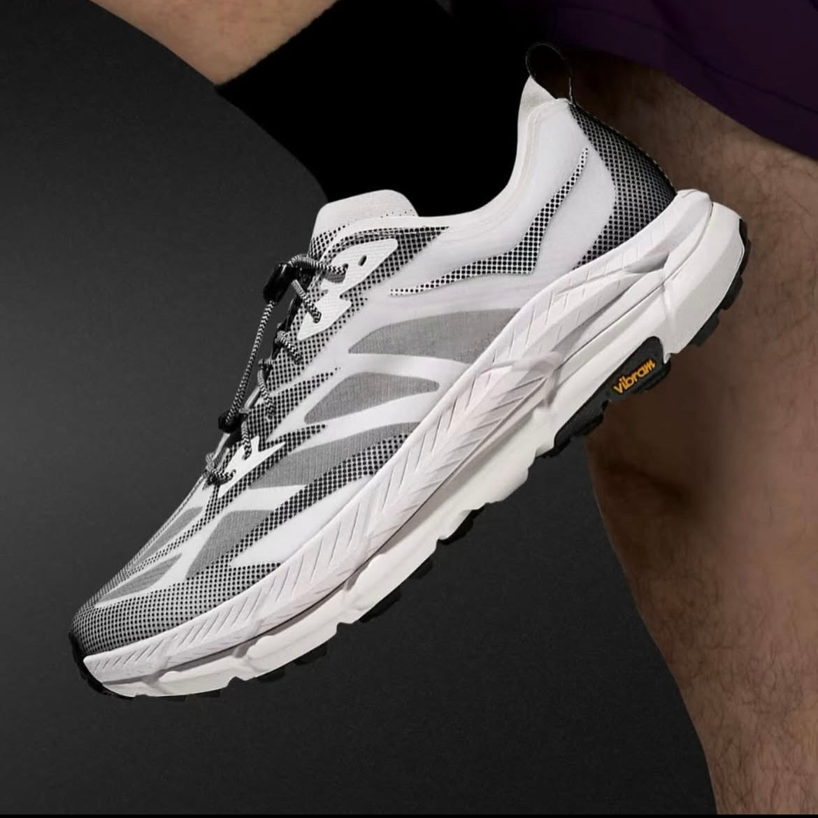 Hoka One One Mafate Speed 4 Lite TS White Black 1168971-WBLC