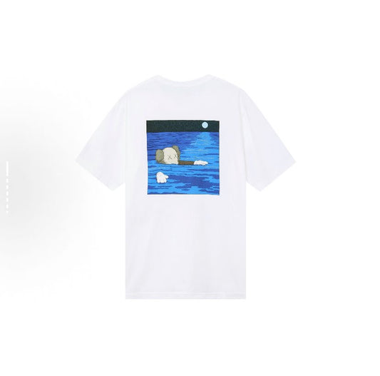 Kaws x Uniqlo UT Artbook Cover Tee White