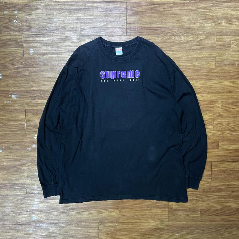 Supreme The Real Shit L/S Tee Black (Used)