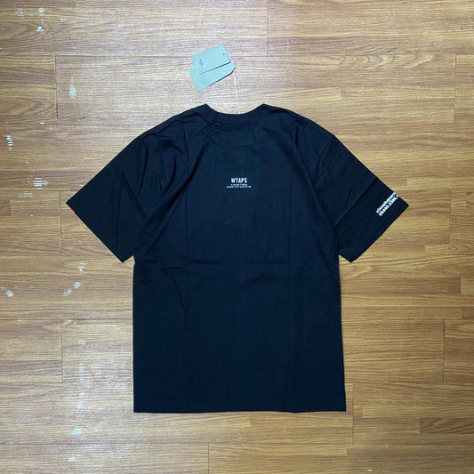 WTAPS GPS SS / COTTON. TEE (Made in Japan🇯🇵) Black