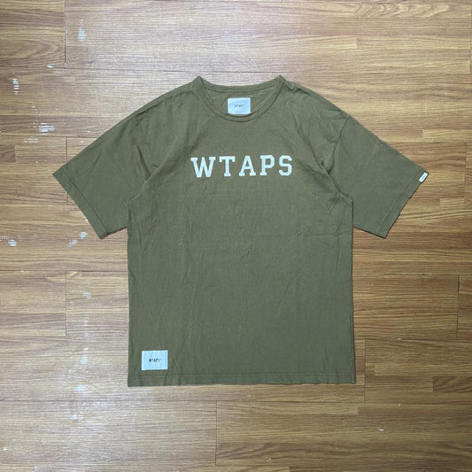 WTAPS COLLEGE SS / TEE. COPO Olive Drab (Used)