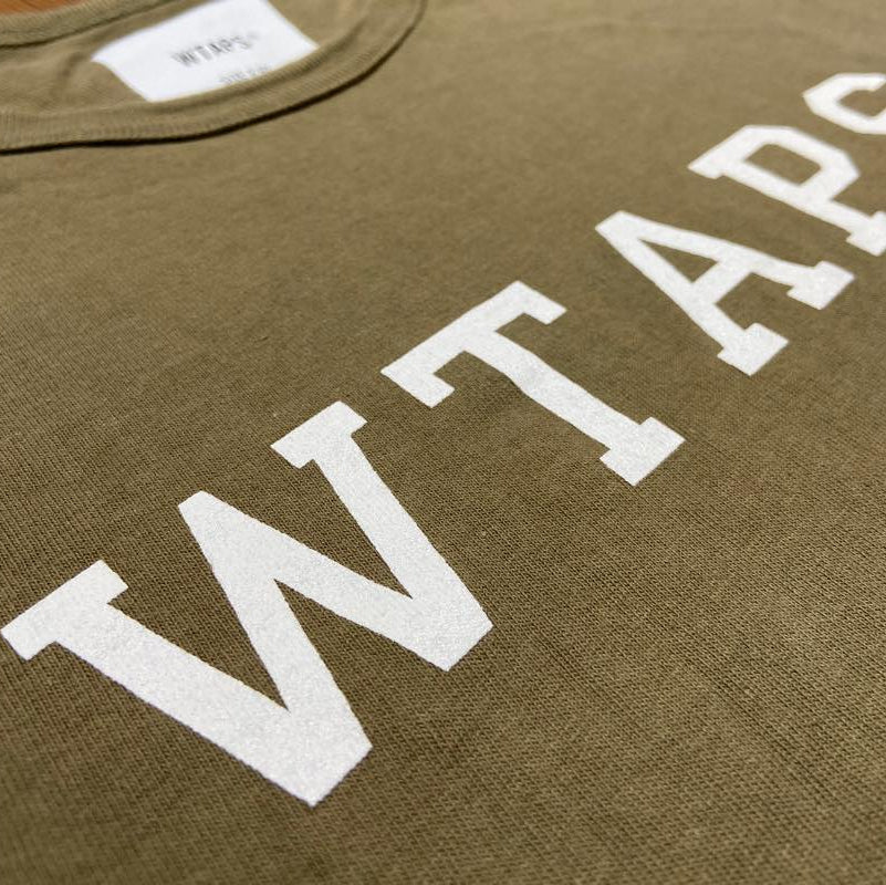 WTAPS COLLEGE SS / TEE. COPO Olive Drab (Used)