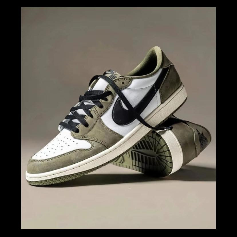 Preorder 預訂 Nike Air Jordan 1 Retro Low OG Medium Olive HQ6998-200