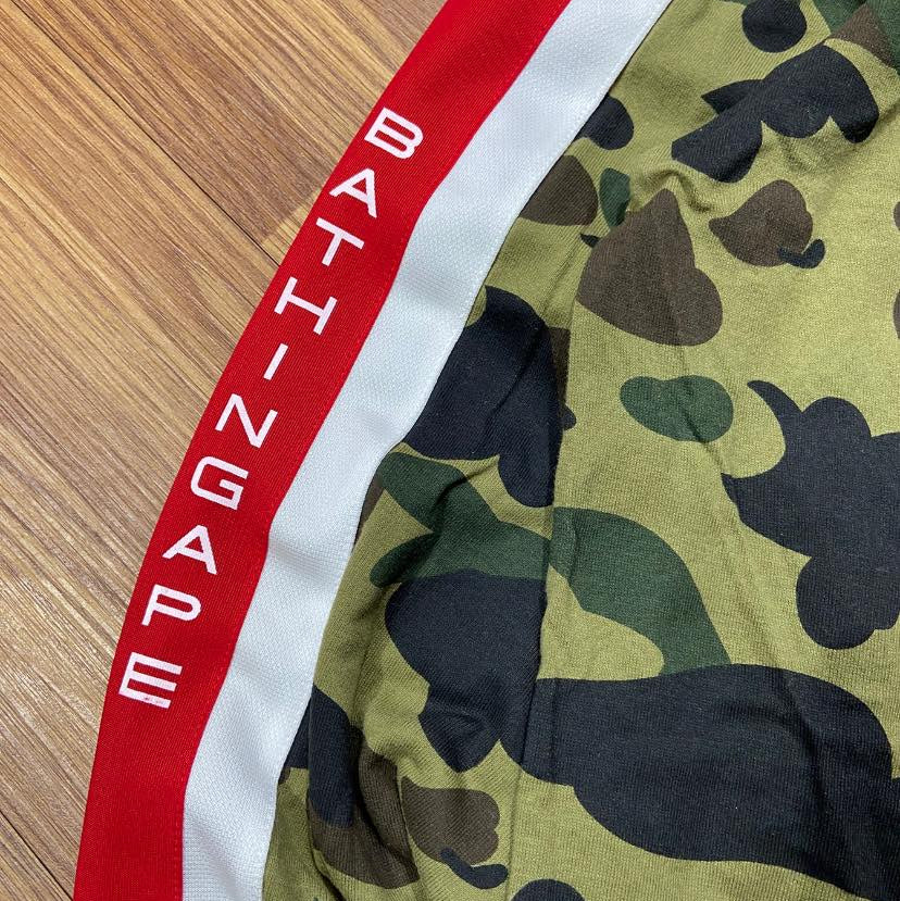 A Bathing Ape (BAPE) 1st Camo Tape LS Tee Green Camo (Display Item)