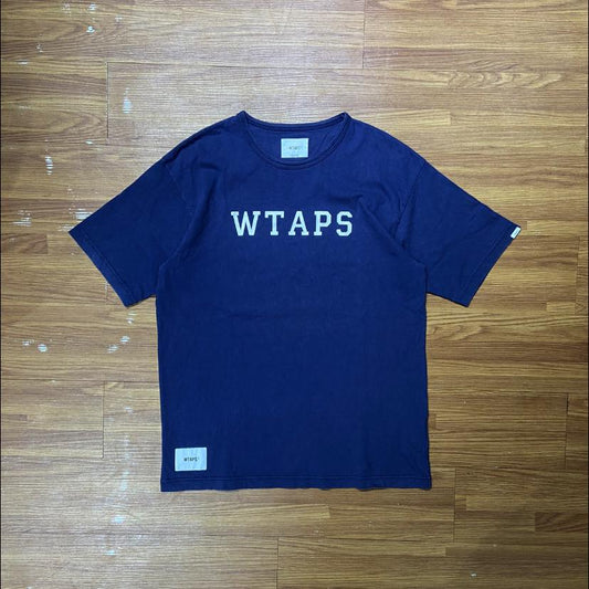 WTAPS COLLEGE SS / TEE. COPO Navy (Used)
