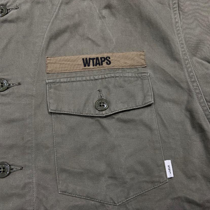 WTAPS SCOUT LS SHIRT / COTTON. TWILL (Made in Japan) Olive Drab