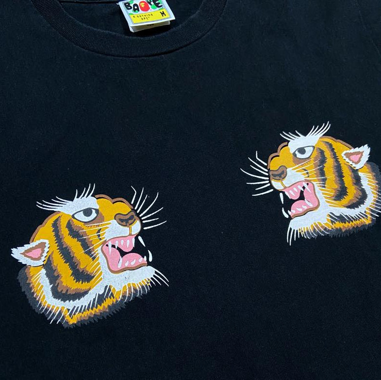 A Bathing Ape (BAPE) Tiger Tee Black (Used)