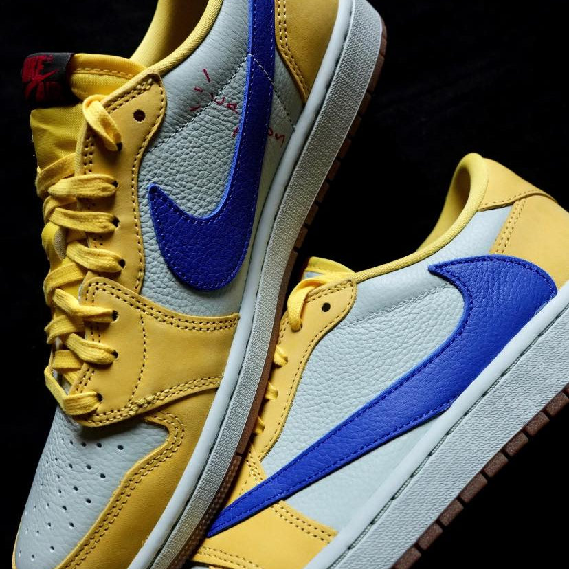 Preorder 預訂 Travis Scott x Nike Air Jordan 1 Low OG Canary DZ4137-700