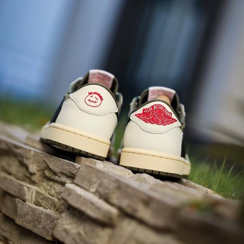 Preorder 預訂 Travis Scott x Nike Air Jordan 1 Low OG Medium Olive DM7866-200