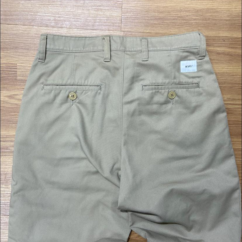 WTAPS EASY TROUSERS / COPO. TWILL (Made in Japan) Khaki (Display Item)