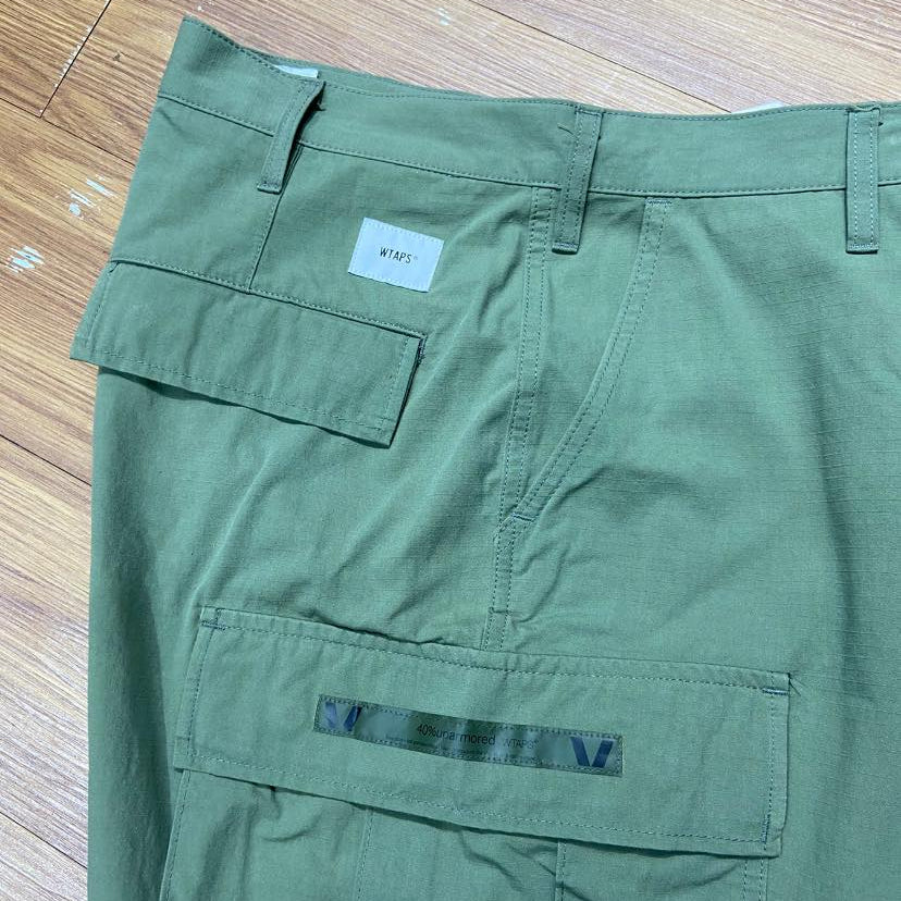 WTAPS MILS9601 SHORTS / NYCO. RIPSTOP (Made in Japan🇯🇵) Olive Drab (Display Item)