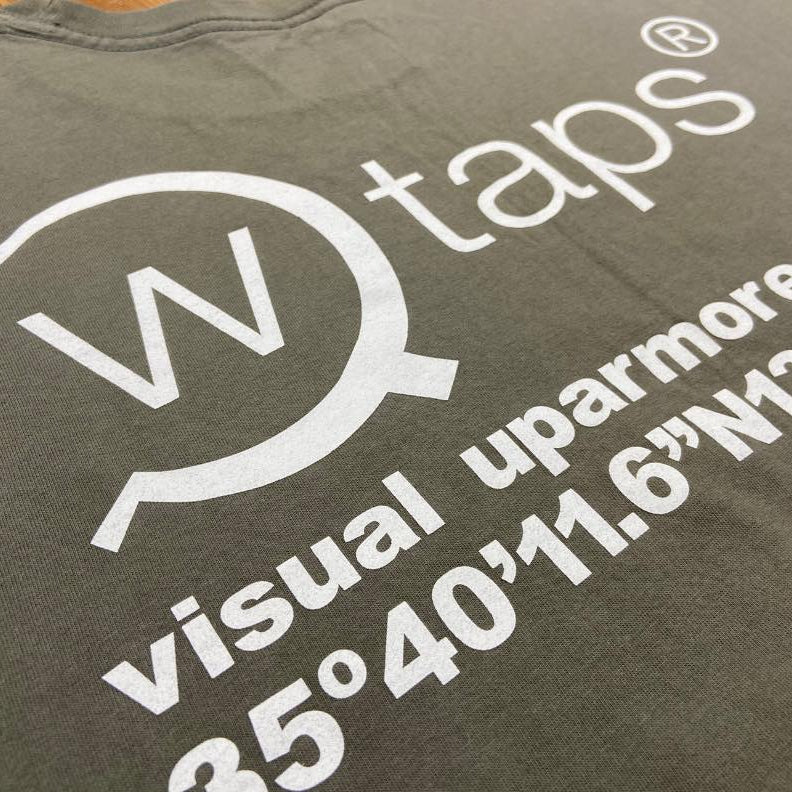 WTAPS AXE OG SS / COTTON. TEE (Made in Japan) Olive Drab  (Display Item)