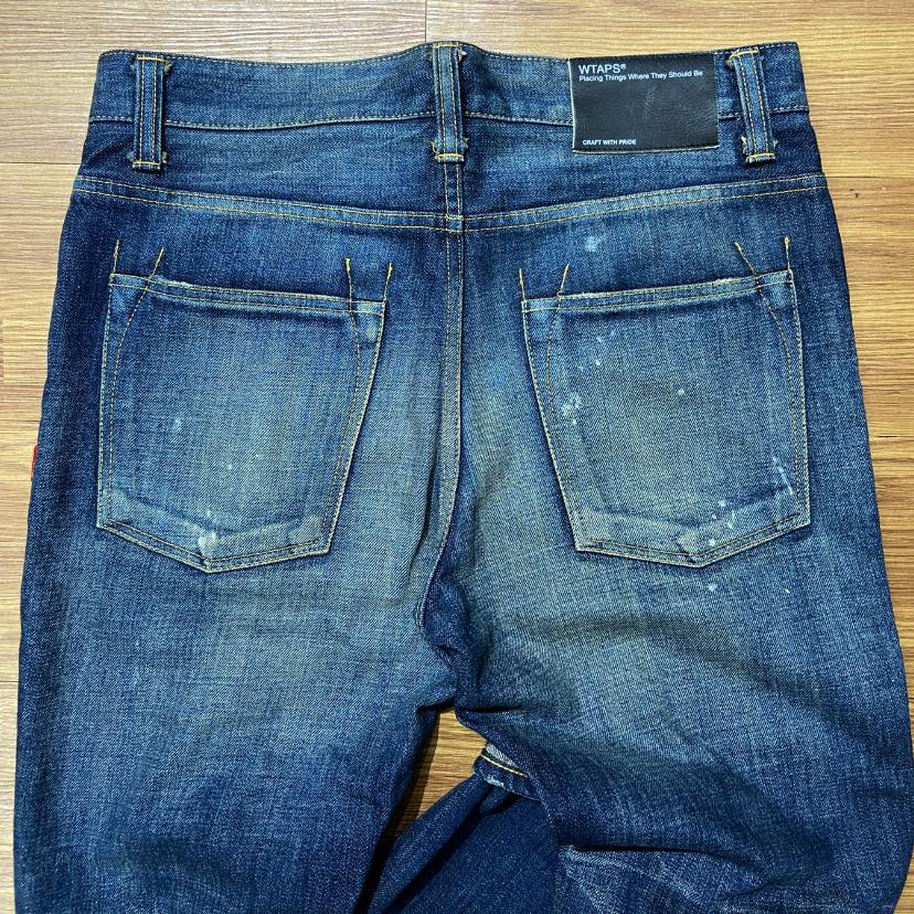 WTAPS TRASH DENIM JEANS (Made in Japan) Indigo Blue (Display Item)