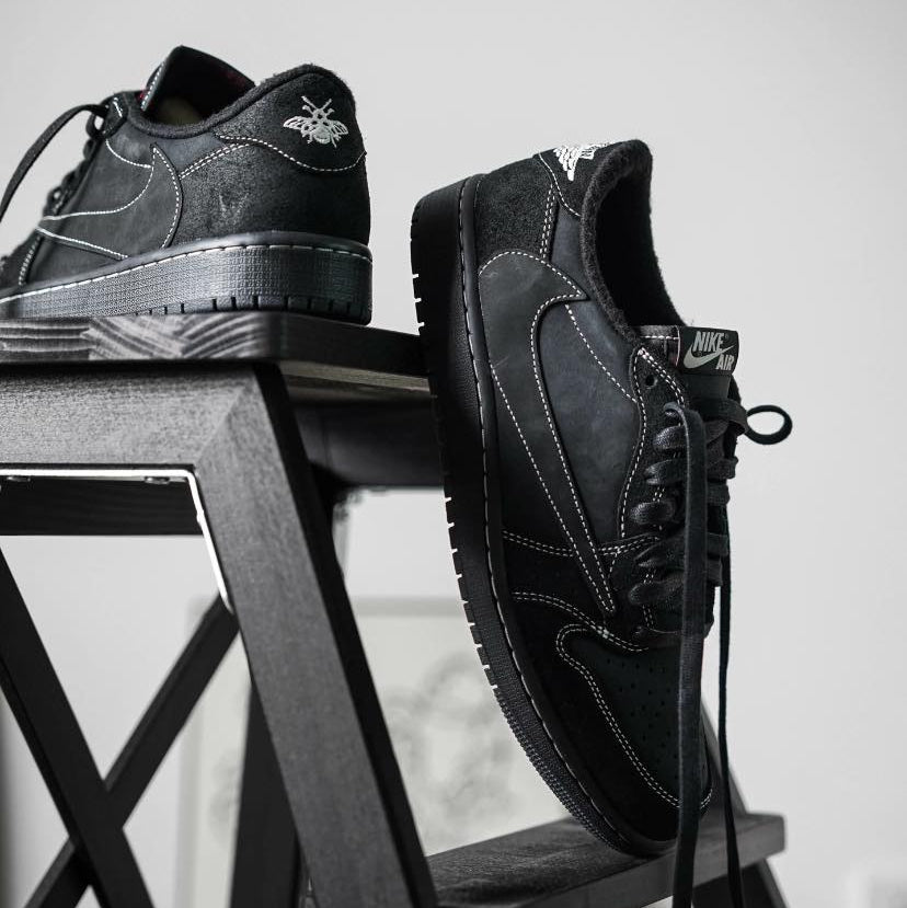 Preorder 預訂 Travis Scott x Nike Air Jordan 1 Low OG Black Phantom DM7866-001