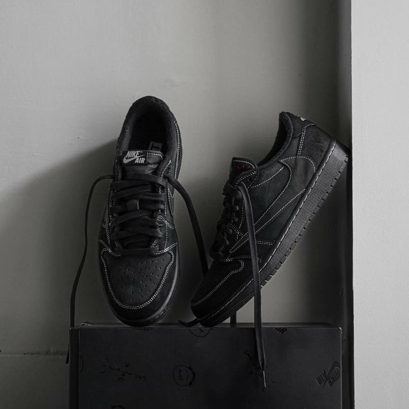 Preorder 預訂 Travis Scott x Nike Air Jordan 1 Low OG Black Phantom DM7866-001