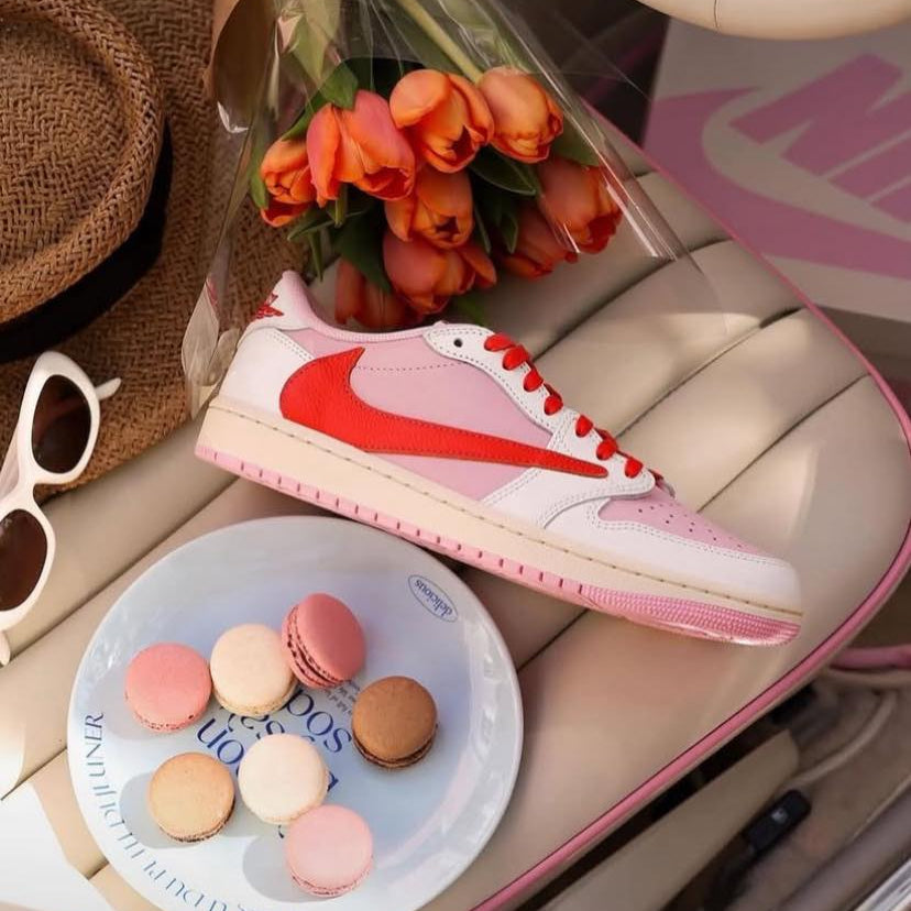 Preorder 預訂 Travis Scott x Nike Air Jordan 1 Low OG Tropical Pink IQ7604-101