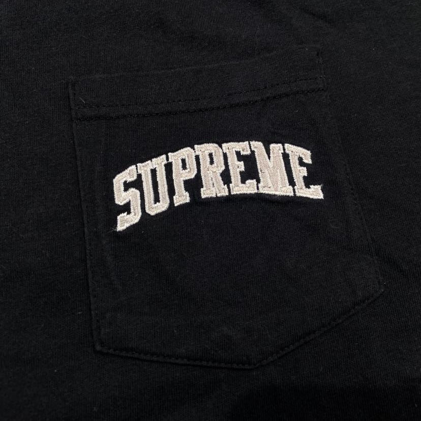 Supreme x NFL Las Vegas Raiders Pocket Tee SS Black (Used)