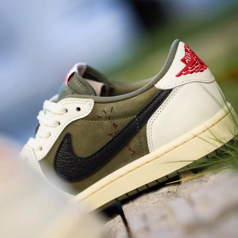 Preorder 預訂 Travis Scott x Nike Air Jordan 1 Low OG Medium Olive DM7866-200