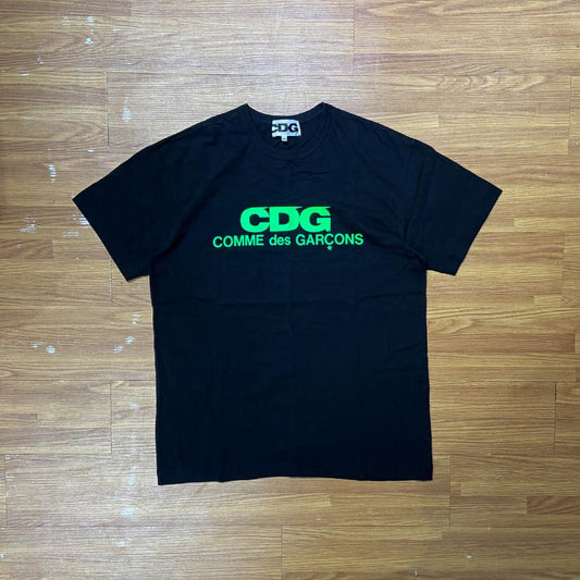 Comme des Garçons (CDG) CDG Scripts Tee (Made in Japan🇯🇵) Black (Display Item)