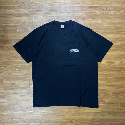 Supreme x NFL Las Vegas Raiders Pocket Tee SS Black (Used)