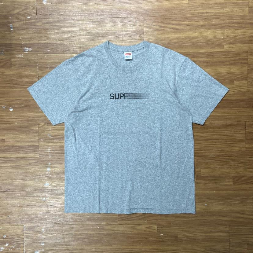 Supreme Motion Logo Tee Grey (Display Item)