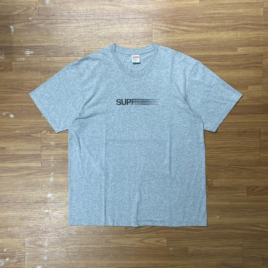 Supreme Motion Logo Tee Grey (Display Item)