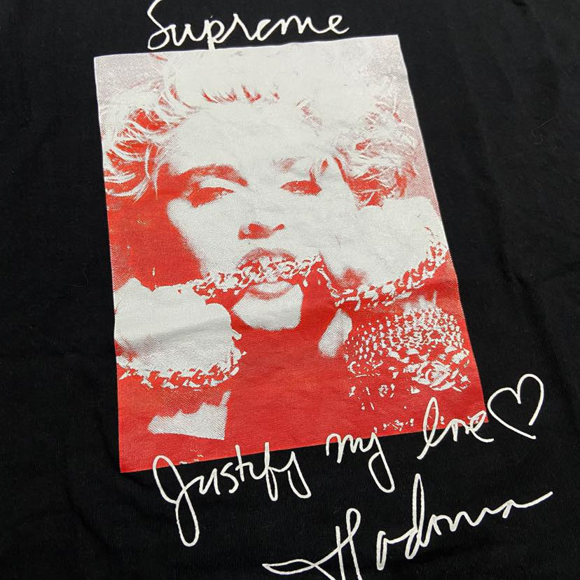 Supreme Madonna Photo Tee Black (Display Item)