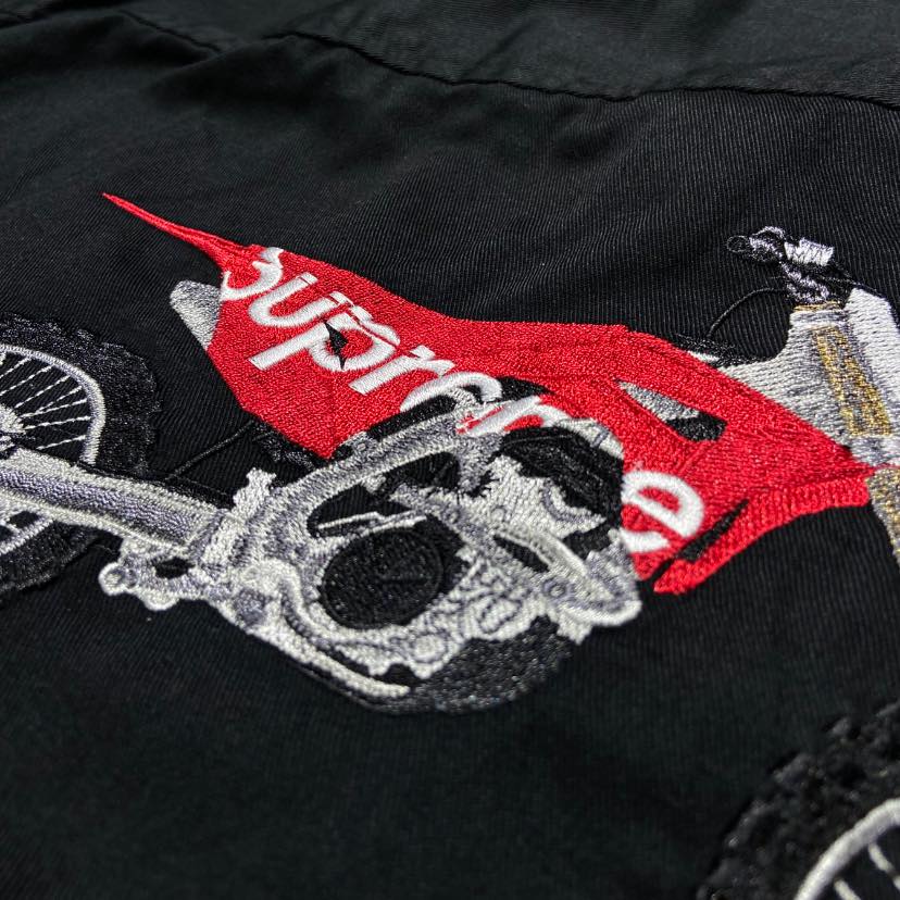 Supreme Honda Fox Motor Racing Work Shirt LS Black (Display Item)