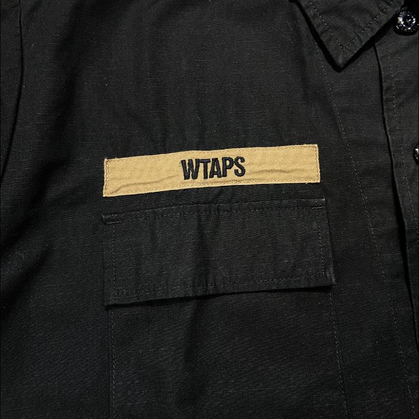 WTAPS JUNGLE 02 LS SHIRT JACKET / COTTON. RIPSTOP. (Made in Japan