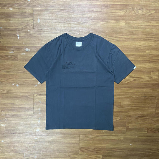 WTAPS SPEC SS / COTTON. TEE (Made in Japan) Grey (Display Item)