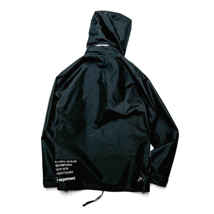 Uniform Experiment by SOPH. Seam Taped Waterproof Mountain Parka Jacket (Made in Japan) Black (Display Item)