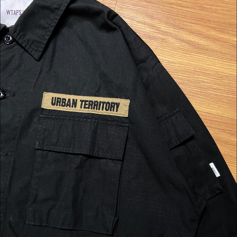 WTAPS JUNGLE 02 LS SHIRT JACKET / COTTON. RIPSTOP. (Made in Japan