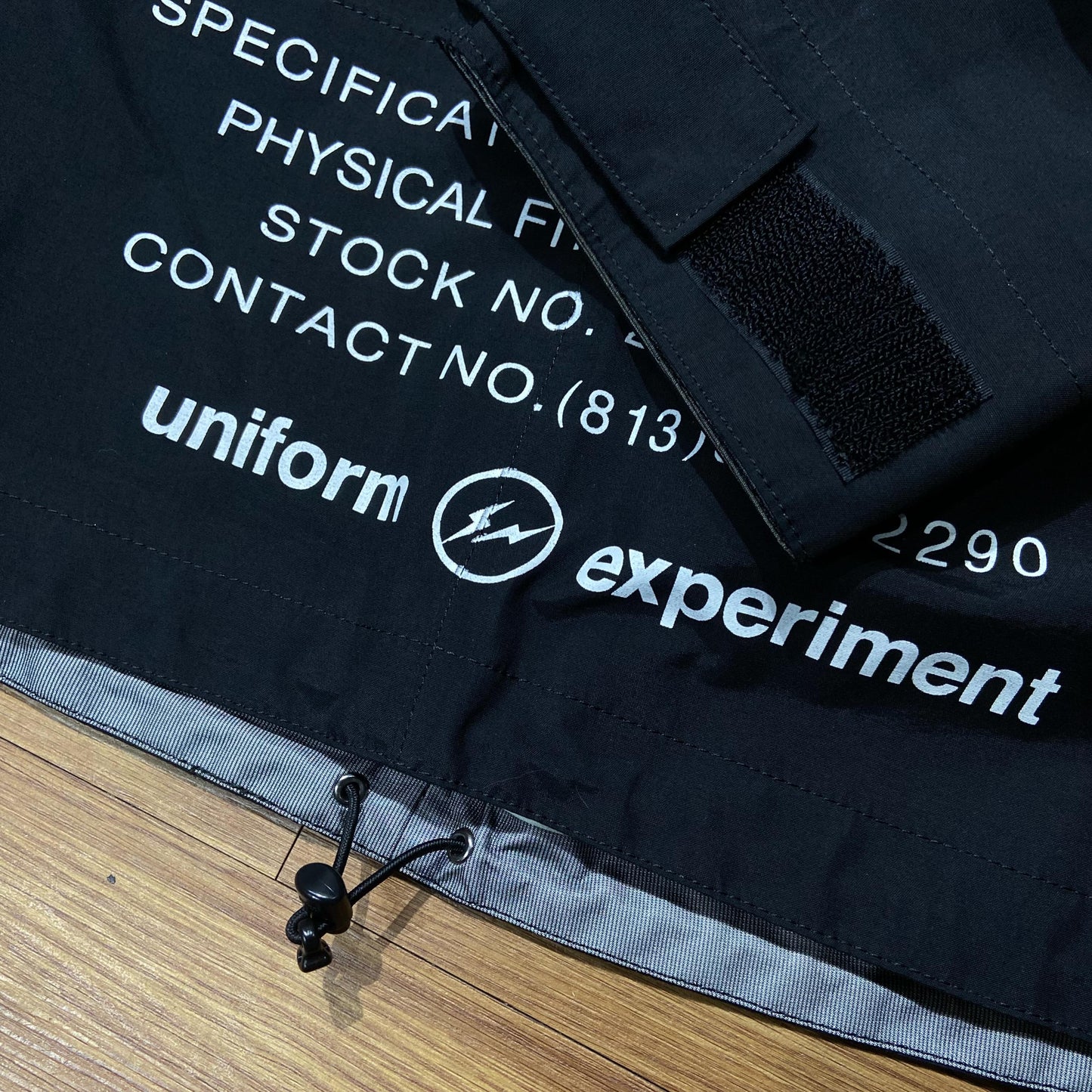 Uniform Experiment by SOPH. Seam Taped Waterproof Mountain Parka Jacket (Made in Japan) Black (Display Item)
