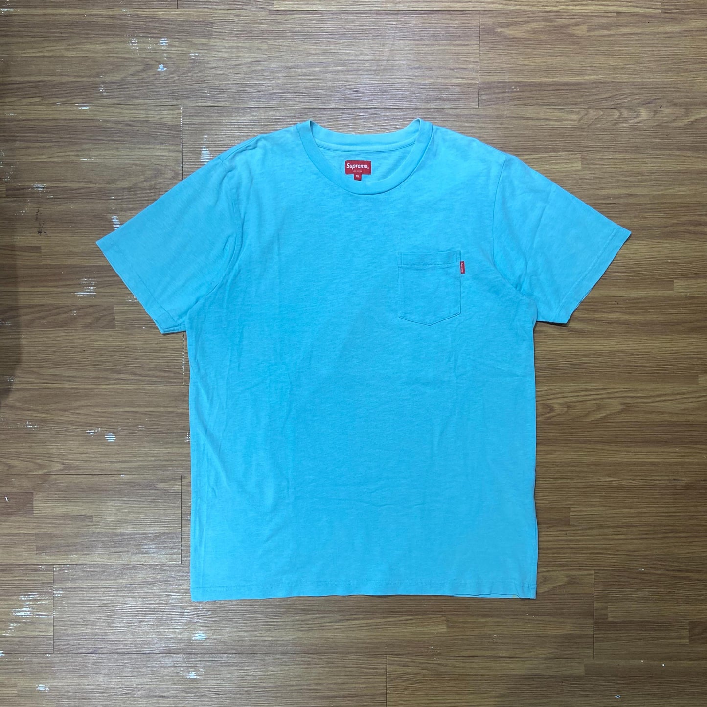 Supreme Pocket Tee SS Light Blue (Used)