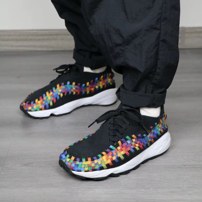 Preorder 預訂 Nike Air Footacape Woven “Black Rainbow” FB1959-002