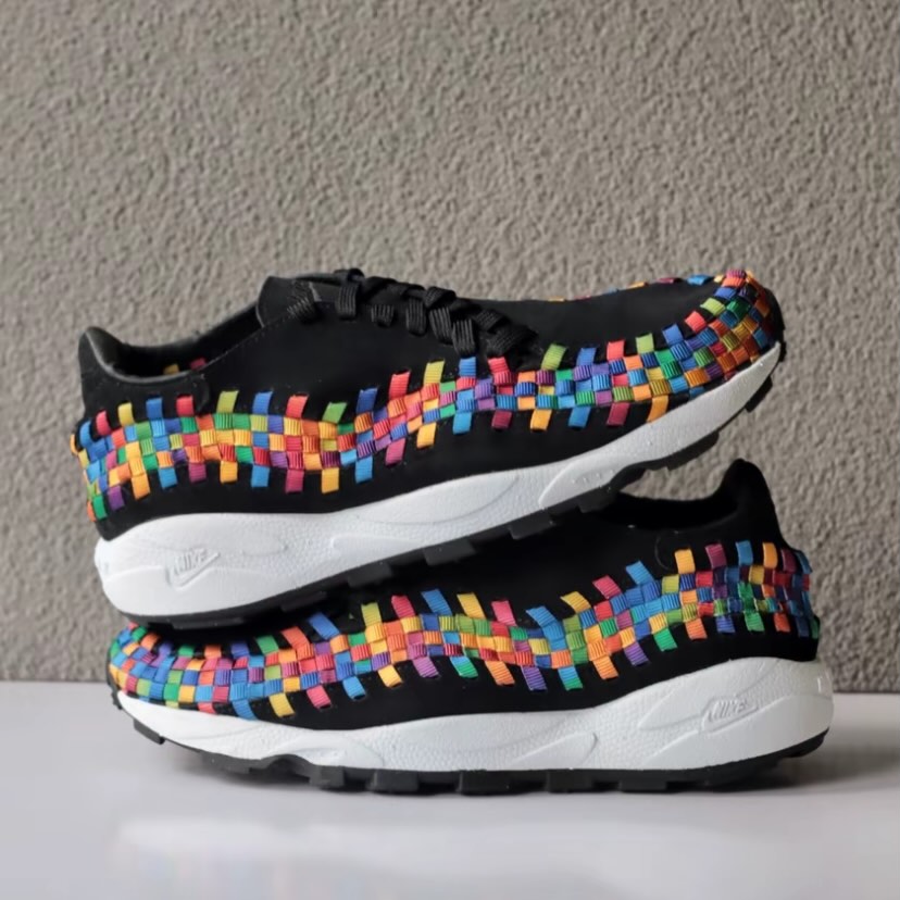 Preorder 預訂 Nike Air Footacape Woven “Black Rainbow” FB1959-002