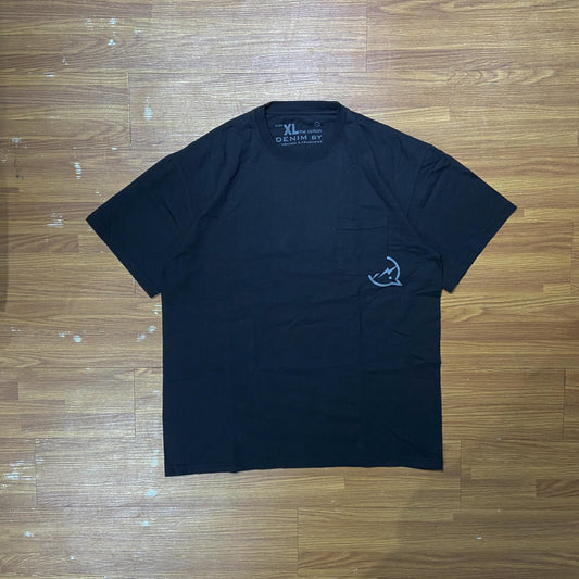 DENIM BY VANQUISH & FRAGMENT POCKET TEE SS (Made in Japan) Black (Display Item)