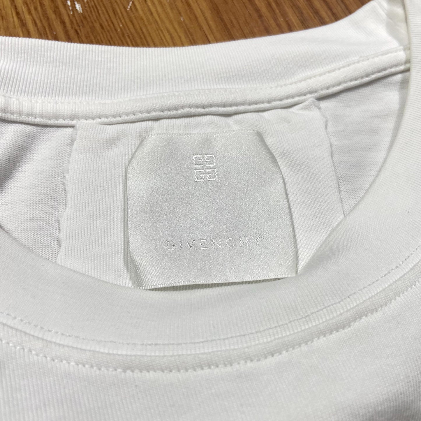 Givenchy Paris Logo Tee SS (Made in Portugal) White (Display Item)